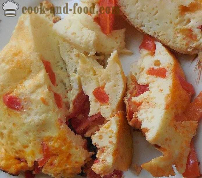 Omelet dengan tomato dalam multivarka - bagaimana untuk memasak dadar dalam multivarka, langkah demi langkah resipi foto
