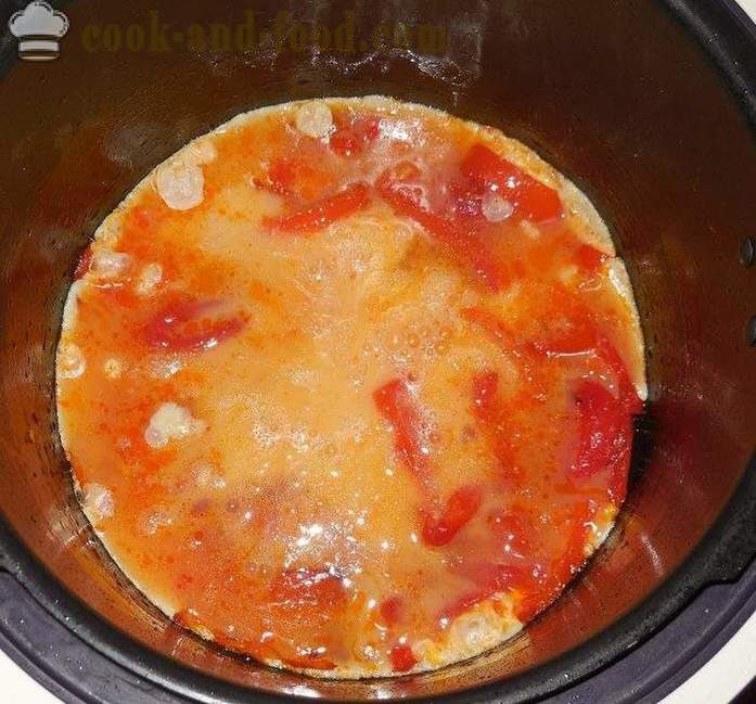Omelet dengan tomato dalam multivarka - bagaimana untuk memasak dadar dalam multivarka, langkah demi langkah resipi foto