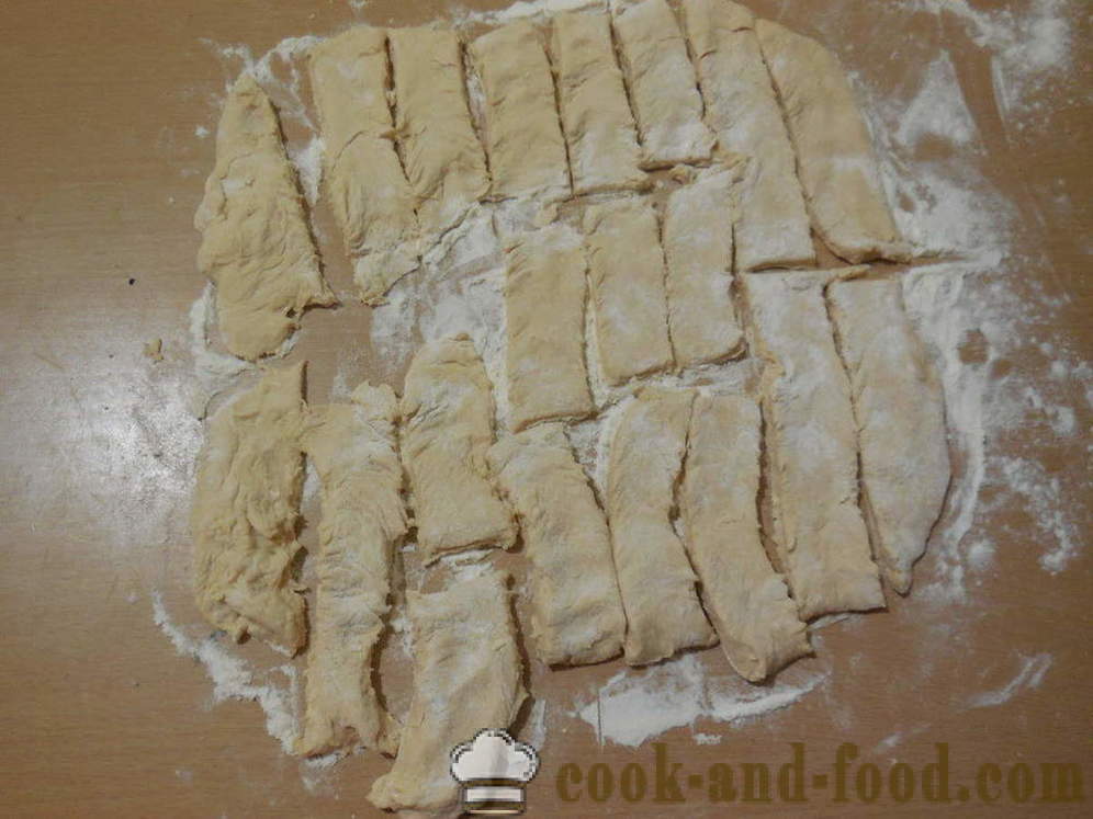 Cookies kentang lecek - bagaimana untuk membakar kayu kentang di dalam ketuhar, dengan langkah demi langkah resipi foto