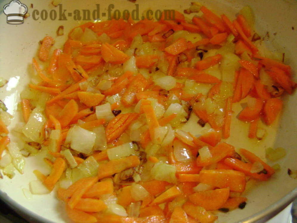 Lean telah dibuat dengan barli dan jeruk - bagaimana untuk memasak meatless jeruk dengan barli, langkah demi langkah resipi foto