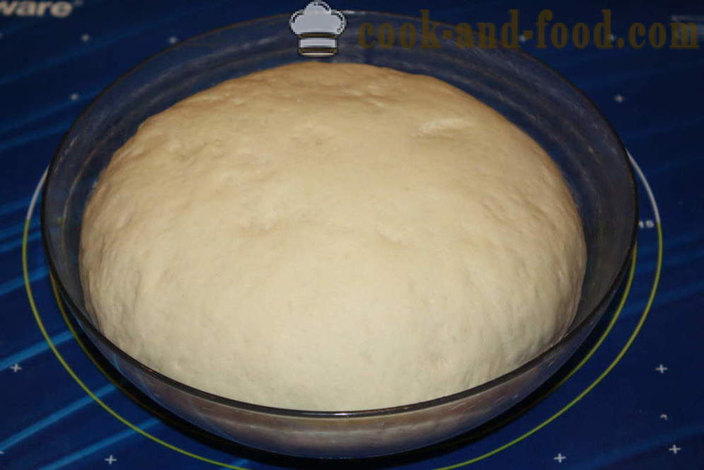 Butter yis doh untuk roti dan kek - bagaimana untuk membuat doh mentega yis indah, langkah demi langkah resipi foto