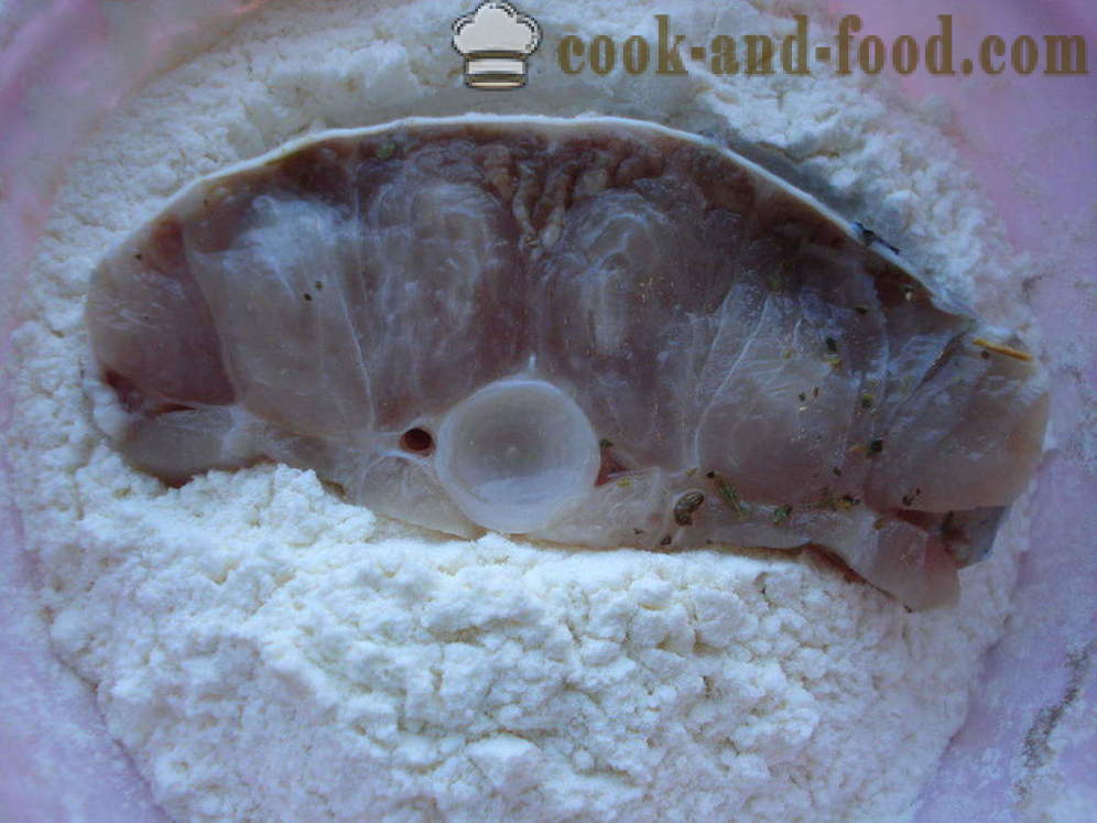 Carp goreng dalam kuali - bagaimana untuk memasak ikan goreng lazat, langkah demi langkah resipi foto
