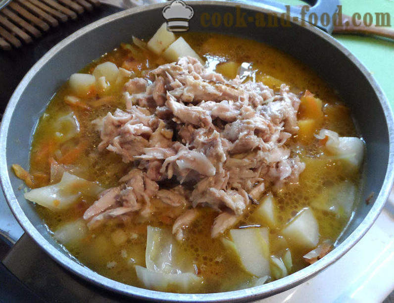 Sup labu dengan krim dan daging - bagaimana untuk memasak sup labu yang lazat dengan krim, dengan langkah demi langkah resipi foto