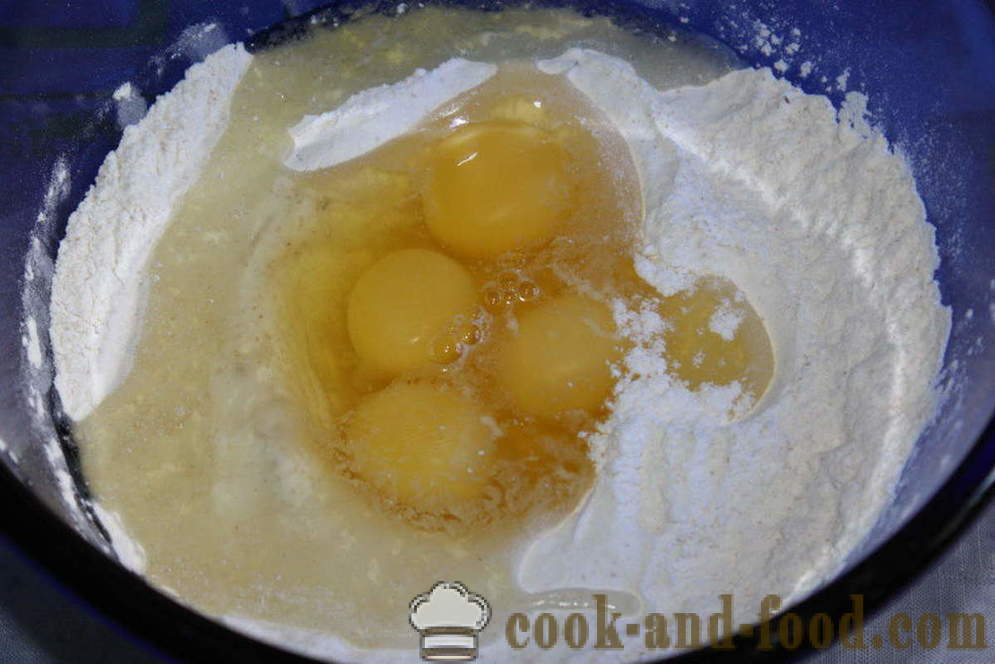 Mi telur buatan sendiri tanpa air - bagaimana untuk membuat mi sup pada telur, langkah demi langkah resipi foto