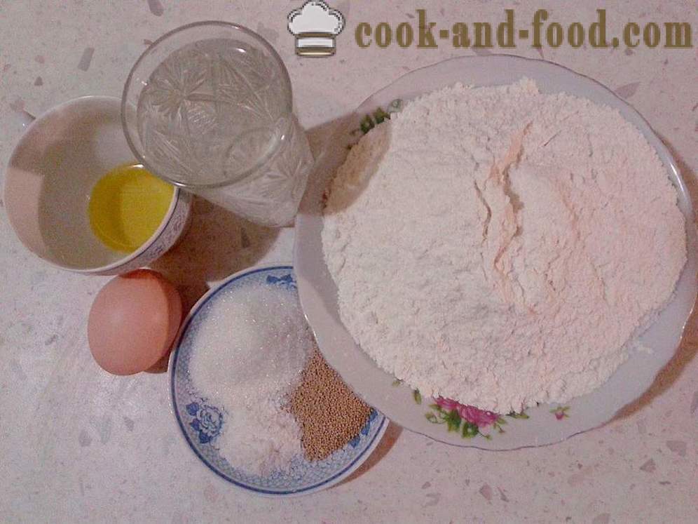 Doh yis dalam mesin roti - bagaimana untuk menyediakan doh yis dalam mesin roti, poshagovіy resipi dengan gambar