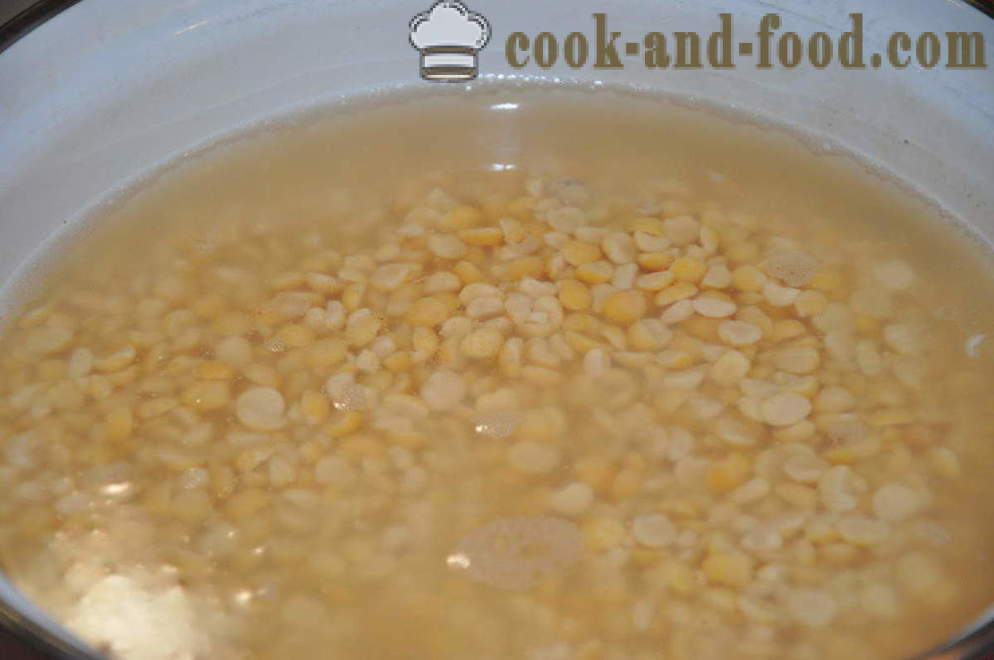 Sup kacang lazat dengan bawang dan daging - bagaimana untuk memasak puri kacang lazat, langkah demi langkah resipi foto