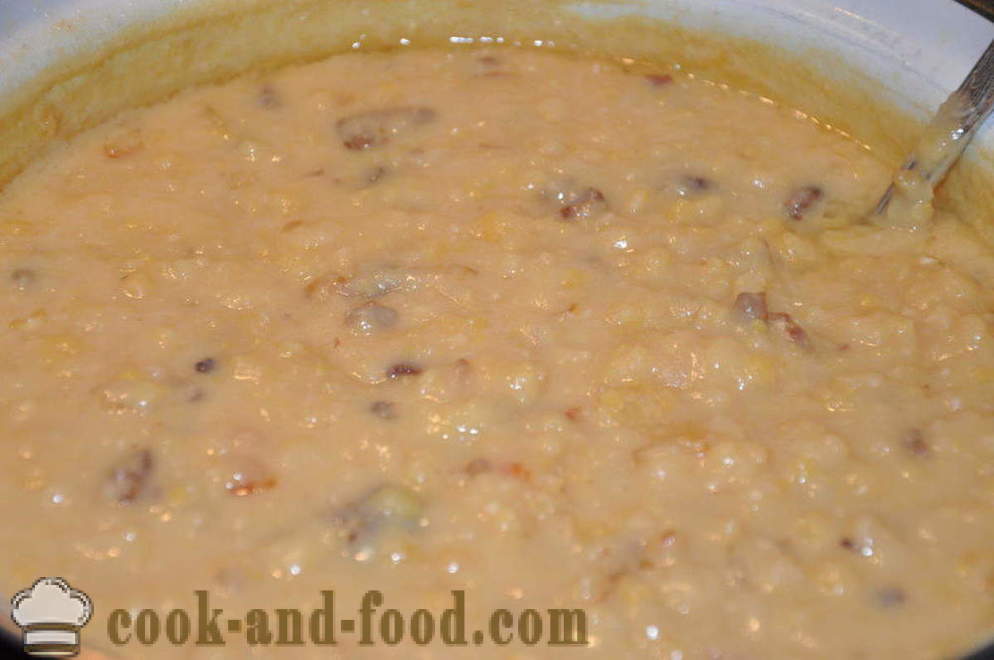 Sup kacang lazat dengan bawang dan daging - bagaimana untuk memasak puri kacang lazat, langkah demi langkah resipi foto