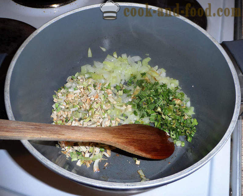 Sup sayur-sayuran - bagaimana untuk memasak sup sayur-sayuran hijau, langkah demi langkah resipi foto