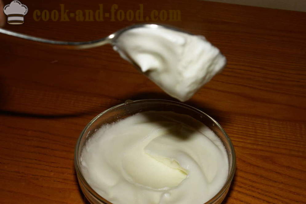 Kek meringue mudah - bagaimana untuk memasak meringue di rumah, langkah demi langkah resipi foto