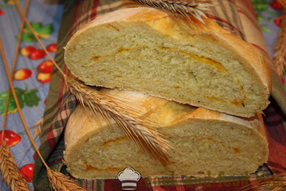 Roti labu buatan sendiri - bagaimana untuk membakar roti labu dalam ketuhar, dengan langkah demi langkah resipi foto