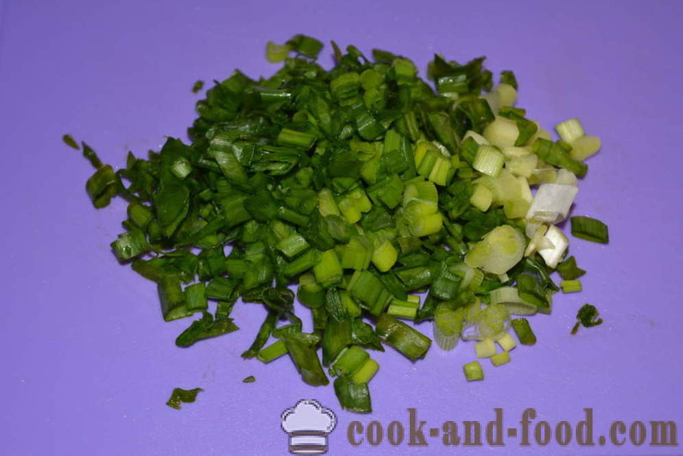 Salad lazat articok dan lobak merah dan bawang hijau - bagaimana untuk menyediakan salad articok dan lobak merah resipi dengan gambar