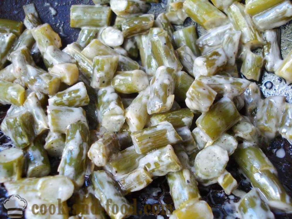 Anak panah bawang putih dalam mayonis atau salad luar biasa anak panah bawang putih - bagaimana untuk memasak anak panah bawang putih yang lazat, langkah demi langkah resipi foto