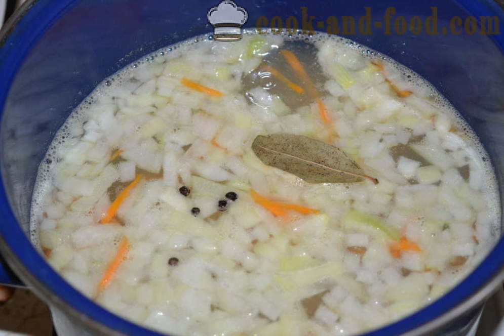 Sup lazat dari tombak di rumah - bagaimana untuk memasak sup ikan dari tombak, langkah demi langkah resipi foto