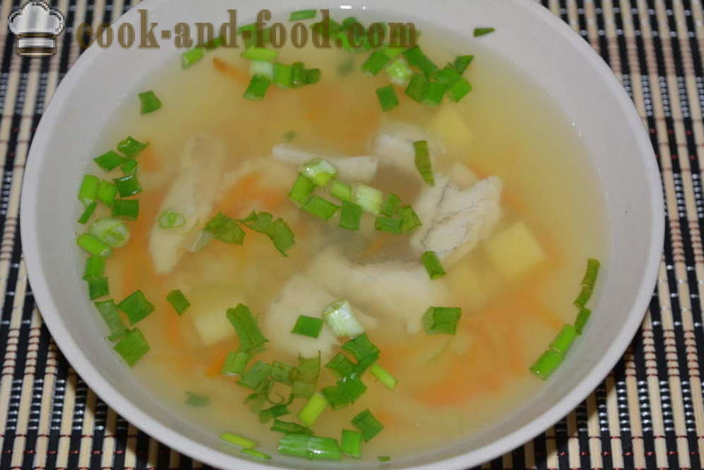 Sup lazat dari tombak di rumah - bagaimana untuk memasak sup ikan dari tombak, langkah demi langkah resipi foto
