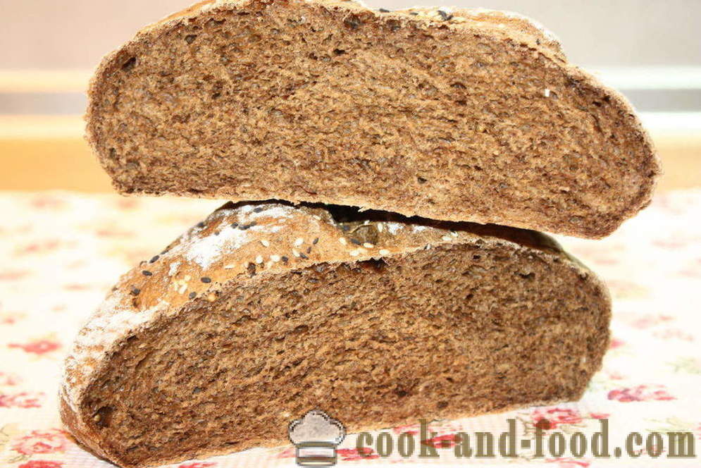 Resipi untuk roti rai dalam ketuhar - bagaimana untuk membakar roti rai di rumah, langkah demi langkah resipi foto