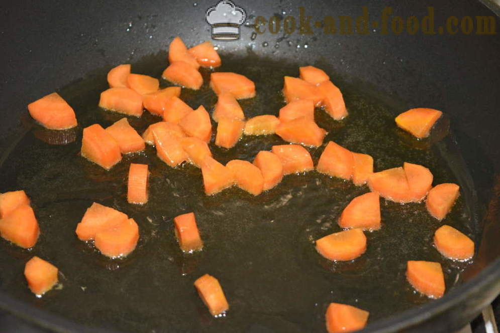 Rebus sayur-sayuran dengan terung dan zucchini dalam oven - bagaimana untuk memasak terung tumis dan zucchini, dengan langkah demi langkah resipi foto