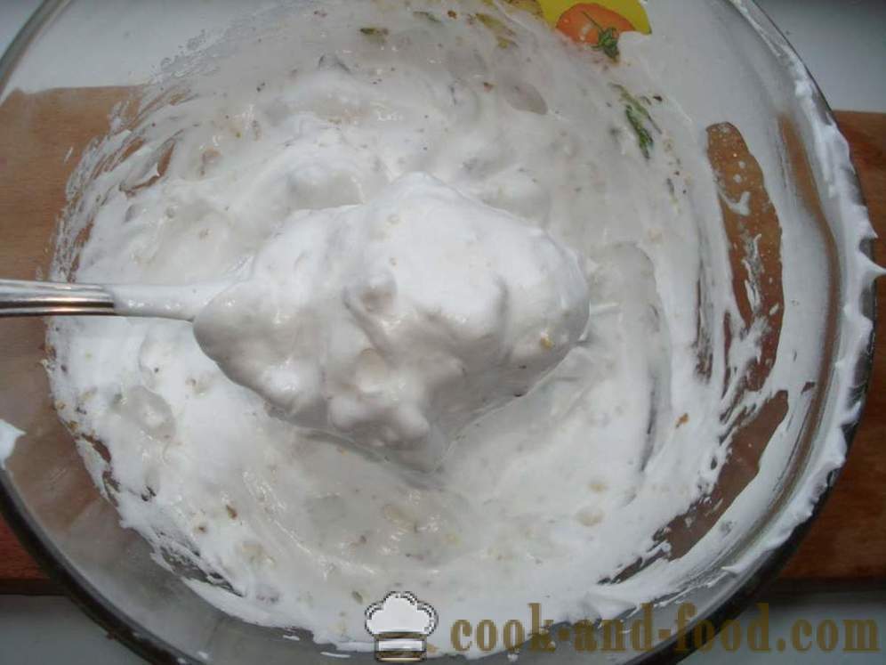 Meringue dengan kacang dan buah-buahan kering di dalam ketuhar - bagaimana untuk memasak meringue di rumah, langkah demi langkah resipi foto