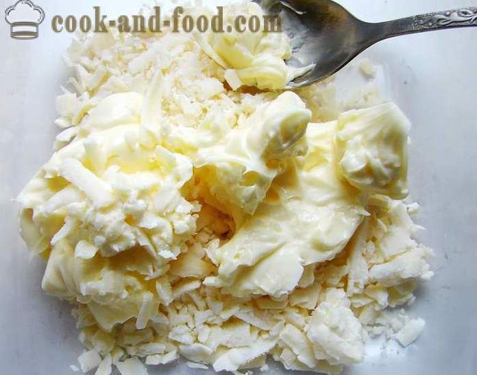 Keju mentega bawang putih sandwich - bagaimana untuk memasak mentega keju, resipi yang mudah dengan gambar