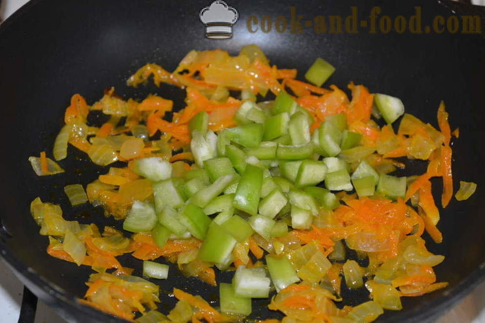 Soba rapuh lazat dengan sayur-sayuran dalam kuali - bagaimana untuk memasak soba dengan sayur-sayuran, langkah demi langkah resipi foto