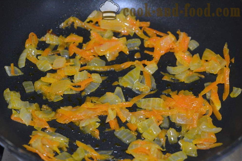 Soba rapuh lazat dengan sayur-sayuran dalam kuali - bagaimana untuk memasak soba dengan sayur-sayuran, langkah demi langkah resipi foto