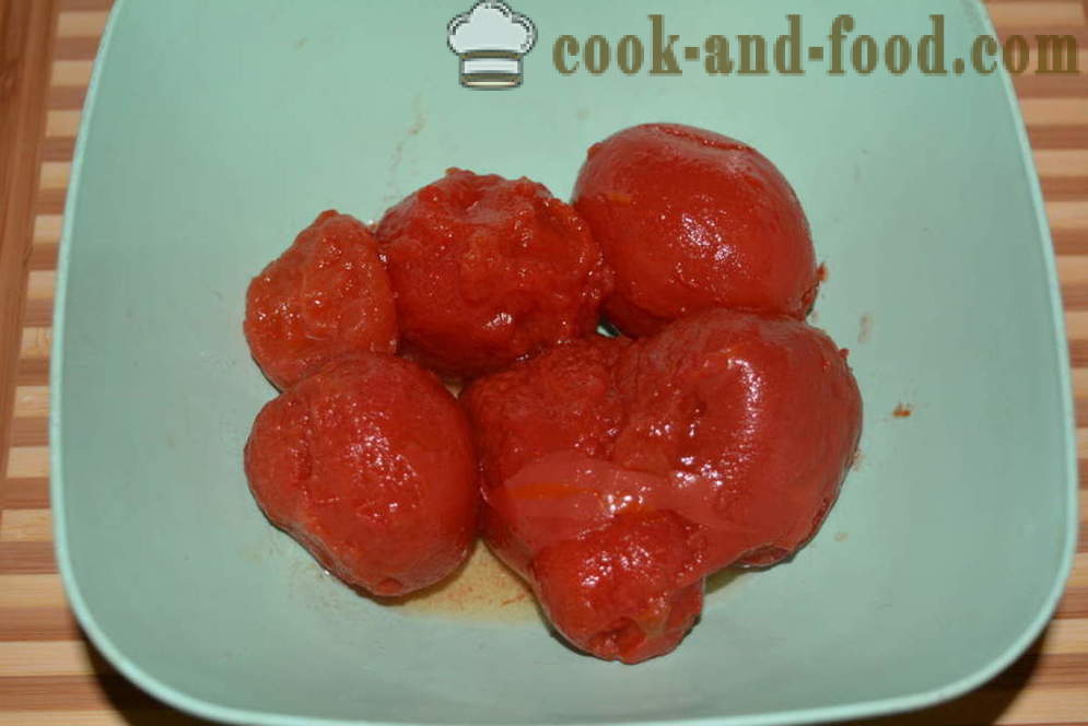 Sup tomato dengan bebola daging - bagaimana untuk memasak sup tomato dengan bebola daging, dengan langkah demi langkah resipi foto