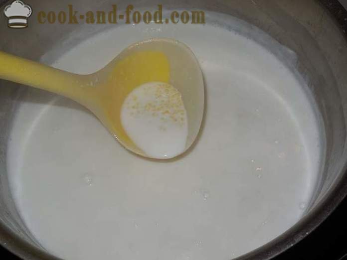 Millet bubur dengan susu - bagaimana untuk memasak bubur bijirin dengan susu, langkah demi langkah resipi foto