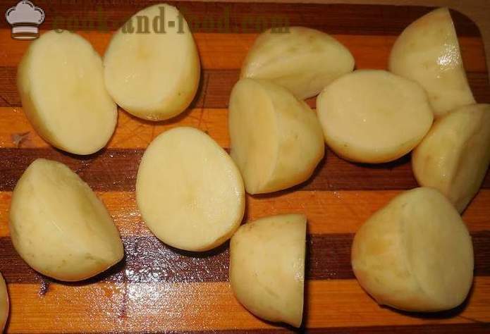 Kentang baru lazat dalam krim masam dengan Dill dan bawang putih - bagaimana untuk memasak kentang baru lazat, resipi yang mudah dengan gambar