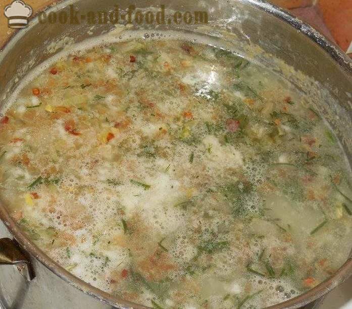 Cossack sup bubur sekoi - bagaimana untuk memasak bubur di rumah - satu langkah demi langkah resipi foto