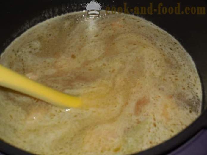 Sup kacang dalam multivarka, dengan daging dan salai sosej - bagaimana untuk memasak sup kacang - satu langkah demi langkah resipi foto