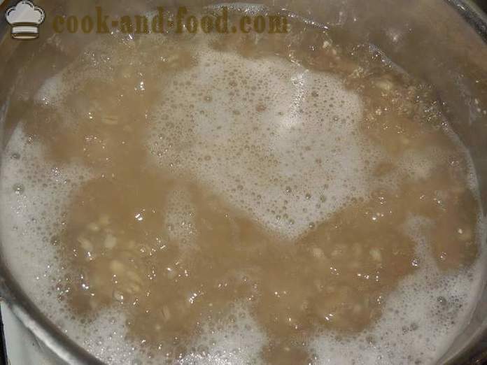 Lazat bubur barli di atas air - satu langkah demi langkah resipi dengan gambar - bagaimana untuk memasak bubur barli