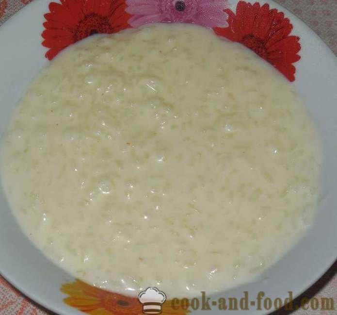 Bubur beras lazat dengan susu dan air dalam periuk: cecair dan klasik (tebal) - satu langkah demi langkah resipi dengan gambar bagaimana untuk memasak bubur nasi dengan susu