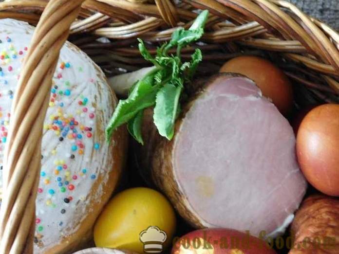 Apa yang perlu dimasukkan ke dalam bakul Paskah - bagaimana untuk memasang dan menghias bakul dalam gereja pada Paskah