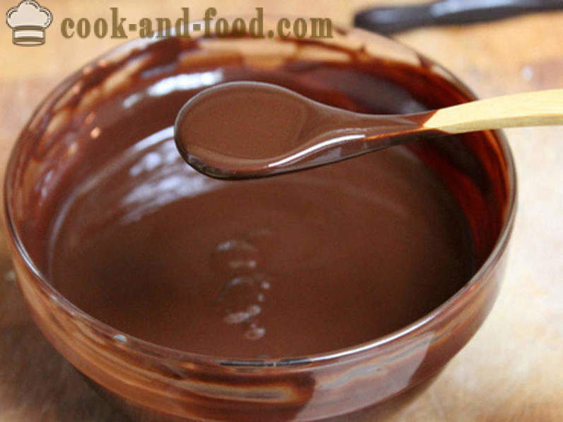 Creamy aising coklat daripada koko, gula dan susu - bagaimana untuk membuat salutan coklat resipi koko dengan video