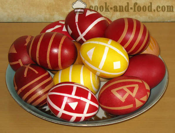 Telur dicat atau Krashenki - bagaimana untuk cat telur untuk Paskah