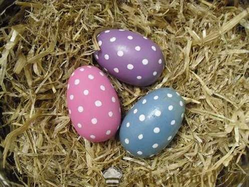 Telur Paskah - bagaimana untuk menghias telur untuk Paskah