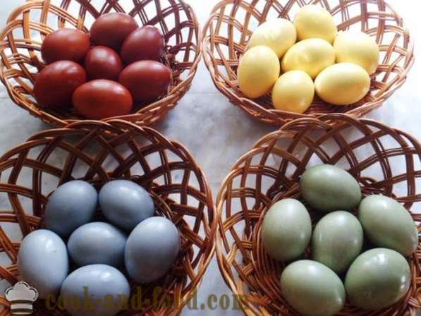 Pewarna semula jadi untuk telur untuk Paskah - bagaimana untuk membuat pewarna semula jadi di rumah