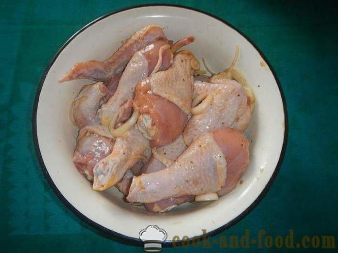 Ayam panggang di panggangan - bagaimana lazat ayam panggang di panggangan, resipi dengan gambar.