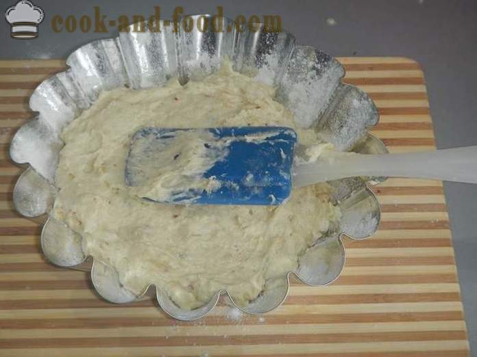 Mudah walnut cupcake pada kefir - bagaimana untuk memasak kek di rumah, langkah demi langkah resipi dengan gambar.