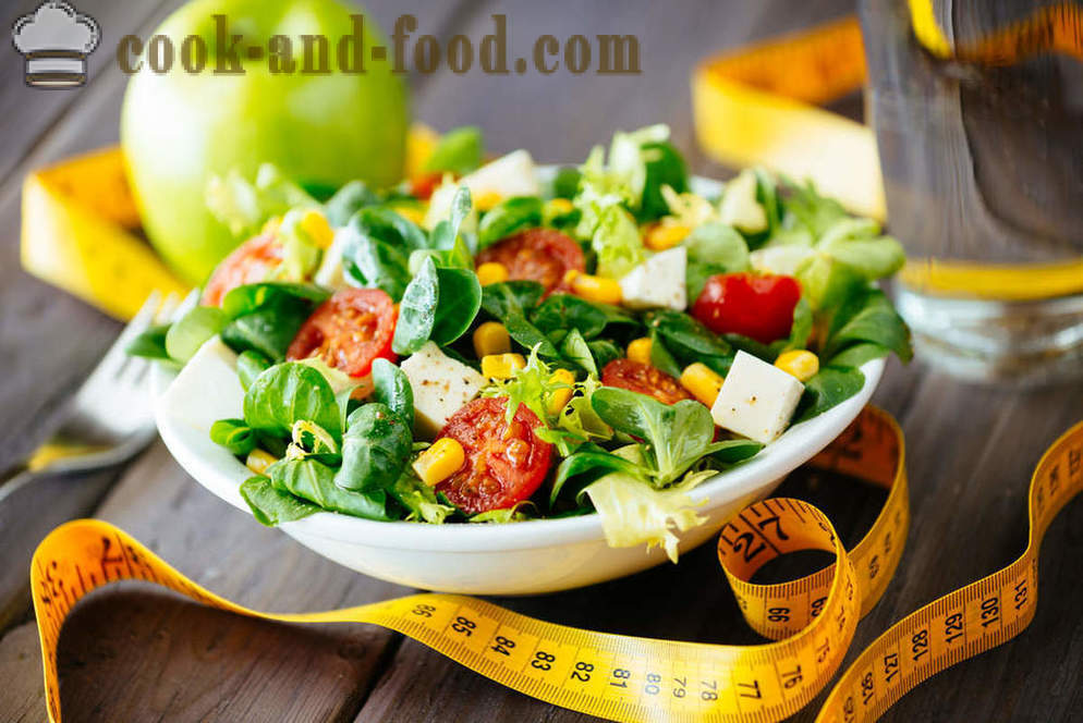 Salad sayur-sayuran Diet untuk menurunkan berat badan - resipi video di rumah