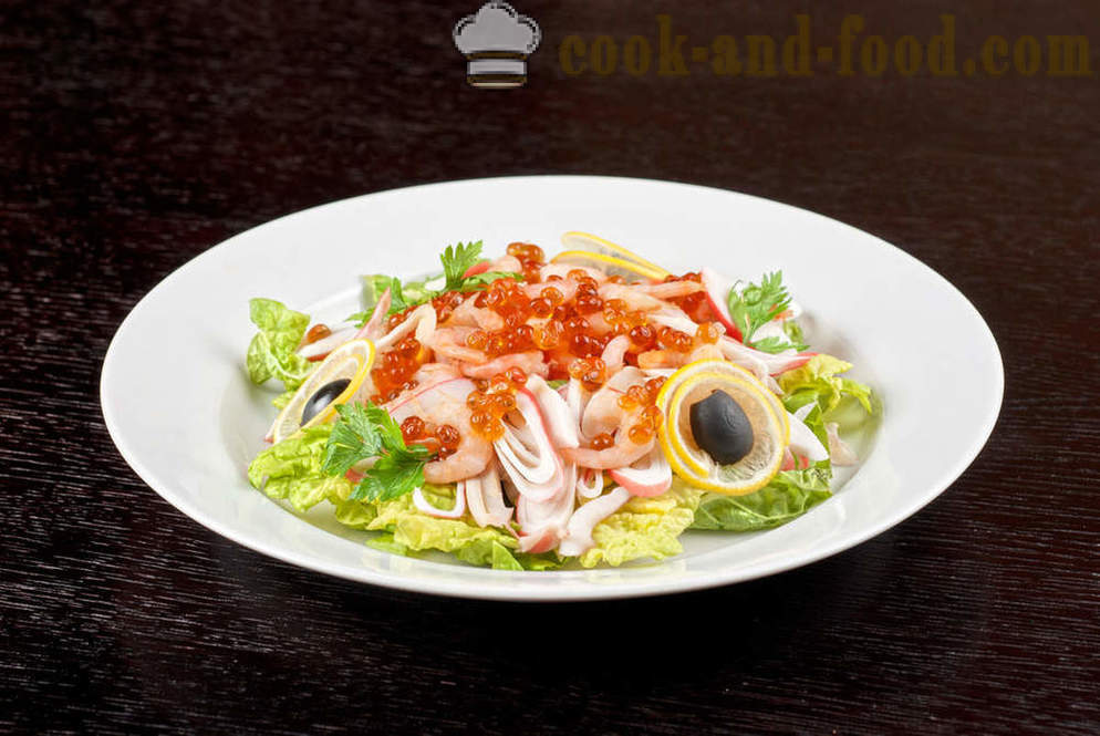 Salad resipi sotong «Labbra del sirena»