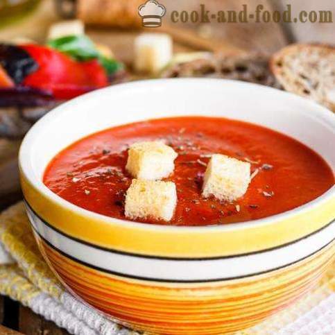 Memasak tomato keajaiban: sup tomato - resipi video di rumah
