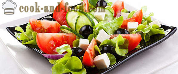 Resipi untuk salad dengan tomato - resipi video di rumah