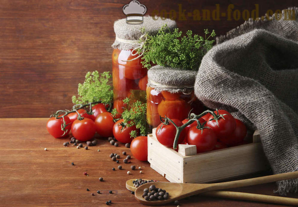 Tomato untuk musim sejuk: 5 resipi persiapan domestik - resipi video di rumah
