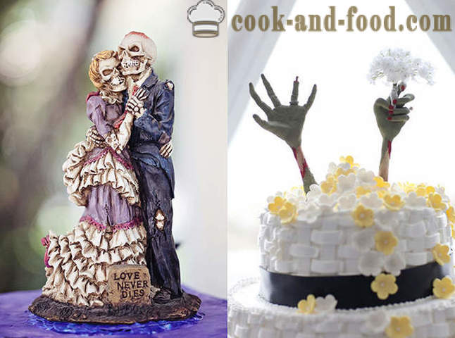 Memilih kek perkahwinan yang paling bergaya - resipi video di rumah